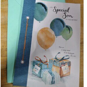 Hallmark Birthday Card for Son - Classic Illustrated Design